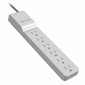 Belkin® Home-Office Series Surge Protector With 6 Outlets, 2.5' Cord