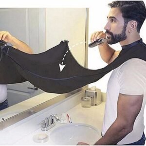 Beard Shave Apron Bib Trimmer Razor Holder